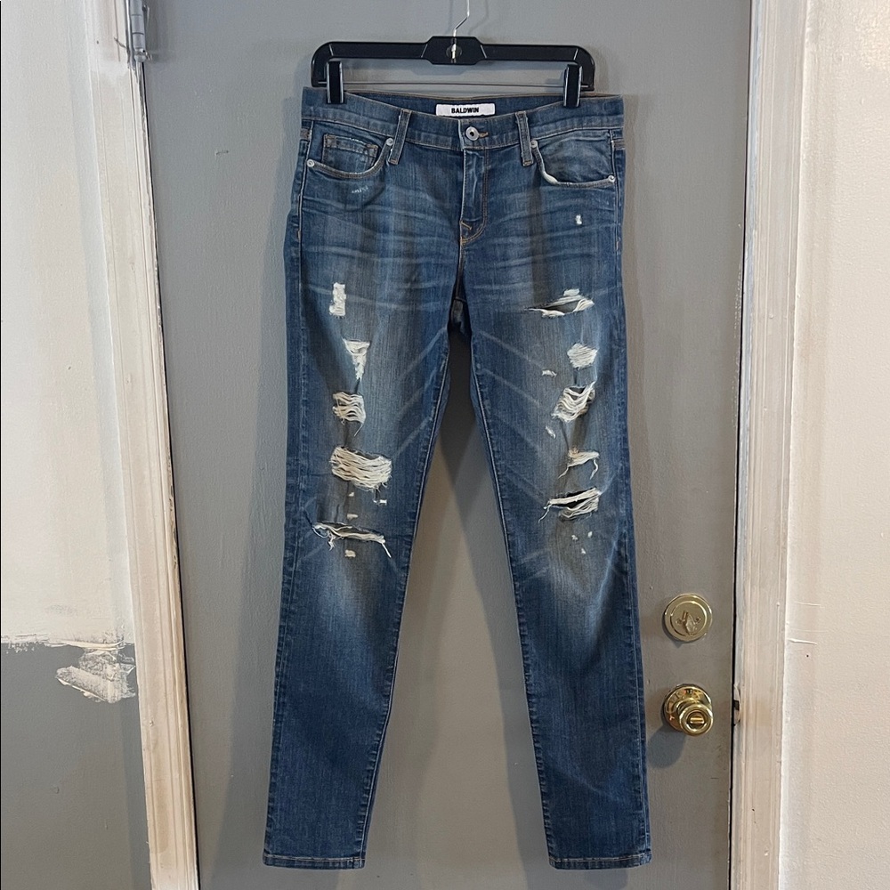 Baldwin The Andi‎ Boyfriend Distressed Jeans Size 26